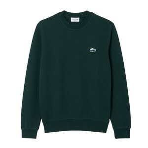 Lacoste Round Landscape Crocodile Fleece Sweatshirt